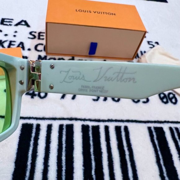 Louis Vuitton Limited Edition 1:1 Millionaire Zeiss Lens Sunglasses - Pale Green - Picture 7 of 14